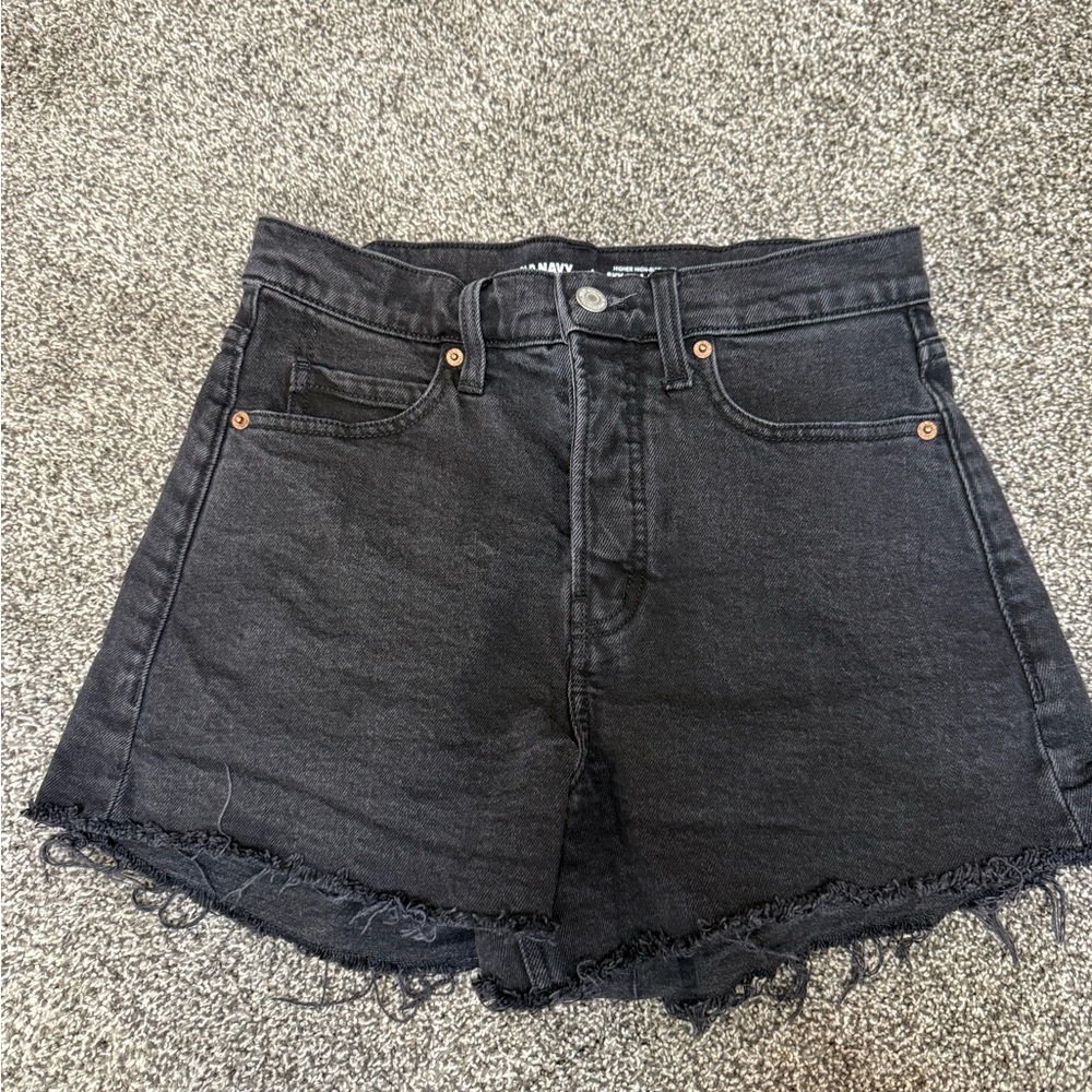 🌟SALE🌟 
Black Jean Shorts (High-Rise)
